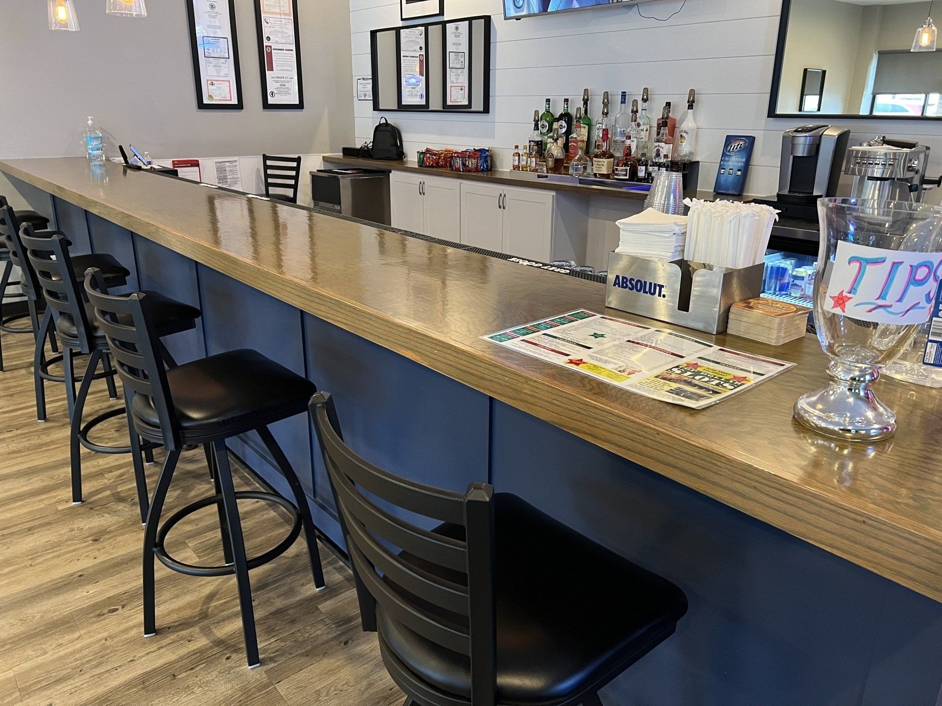 Top Dollar Slots bar