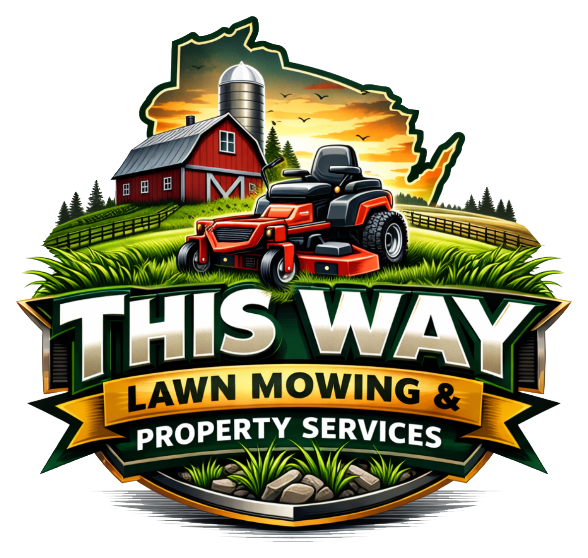 This Way Lawn Mowing & Property Services - logo