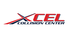 XCEL Collision Center logo: Red 