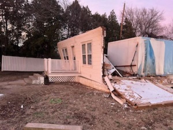 A house that has been demolished