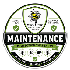 Mug-A-Bug Pest Control Maintenance - Badge