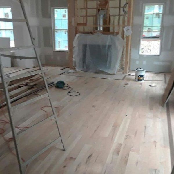 Hardwood sanding