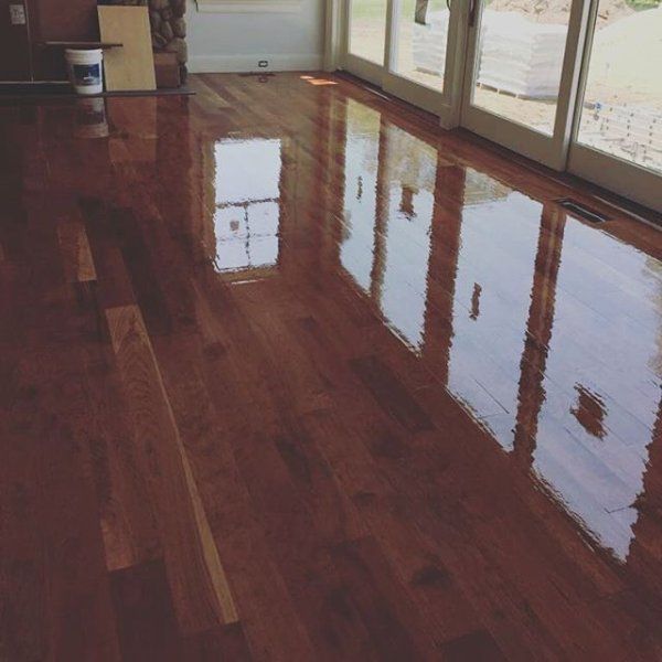 Hardwood refinishing
