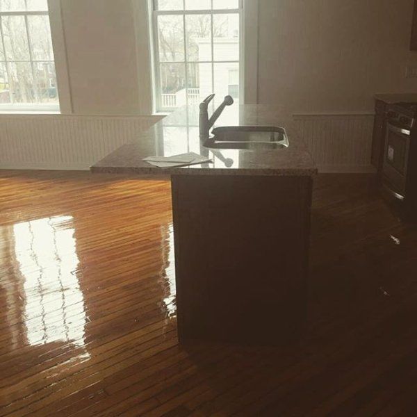 Hardwood refinishing