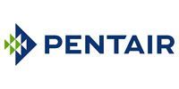 Pentair logo with blue text and green-blue geometric icon