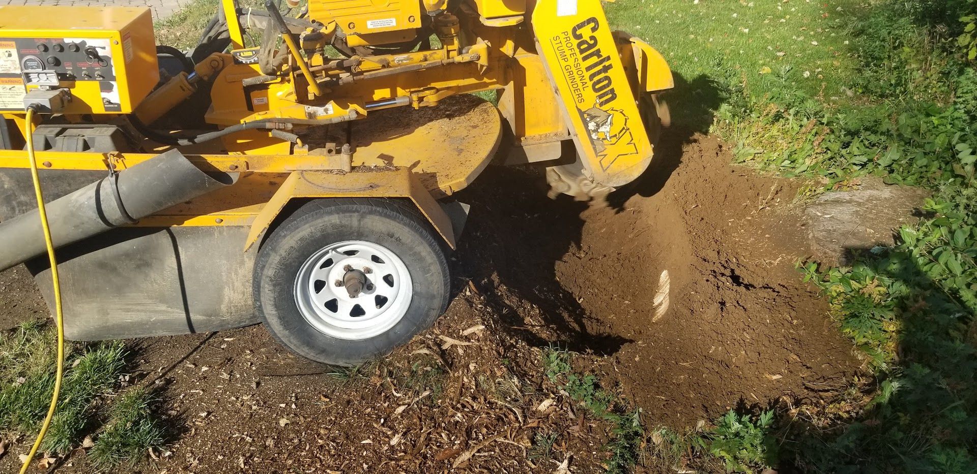 Stump grinding