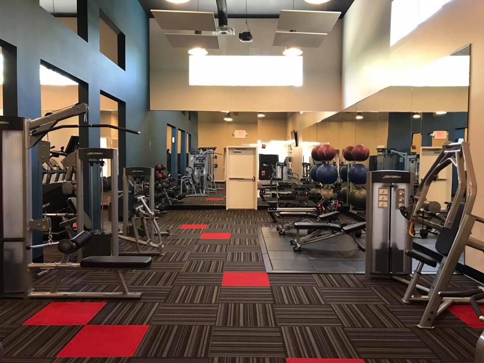 Gym wall mirror