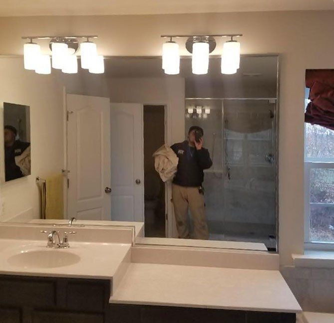 Bathroom wall mirror