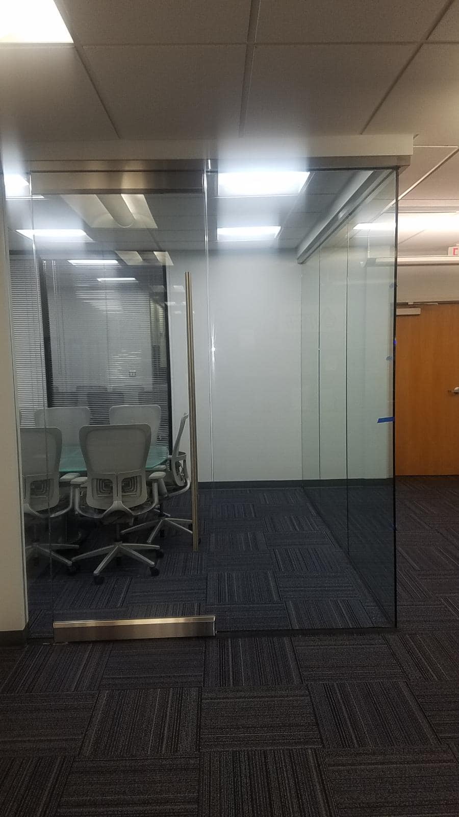 Glass meeting room