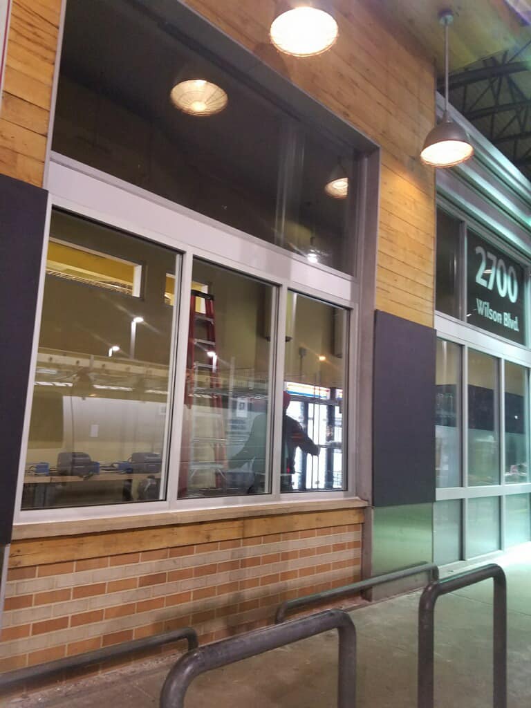 Commercial glass windows