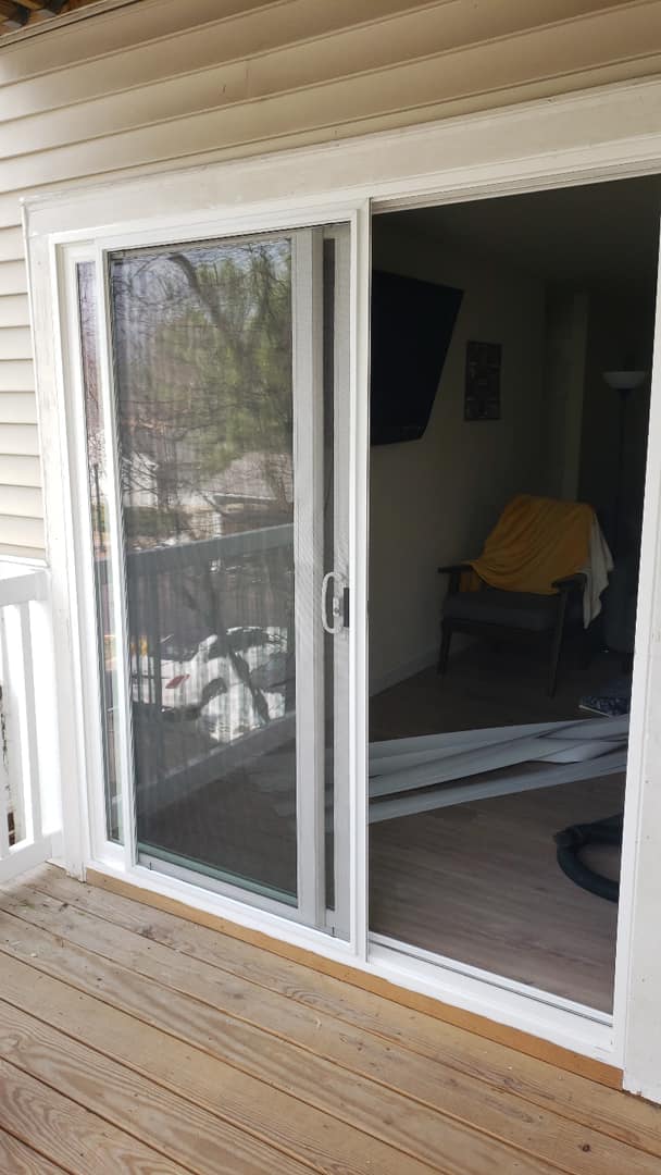 Glass door