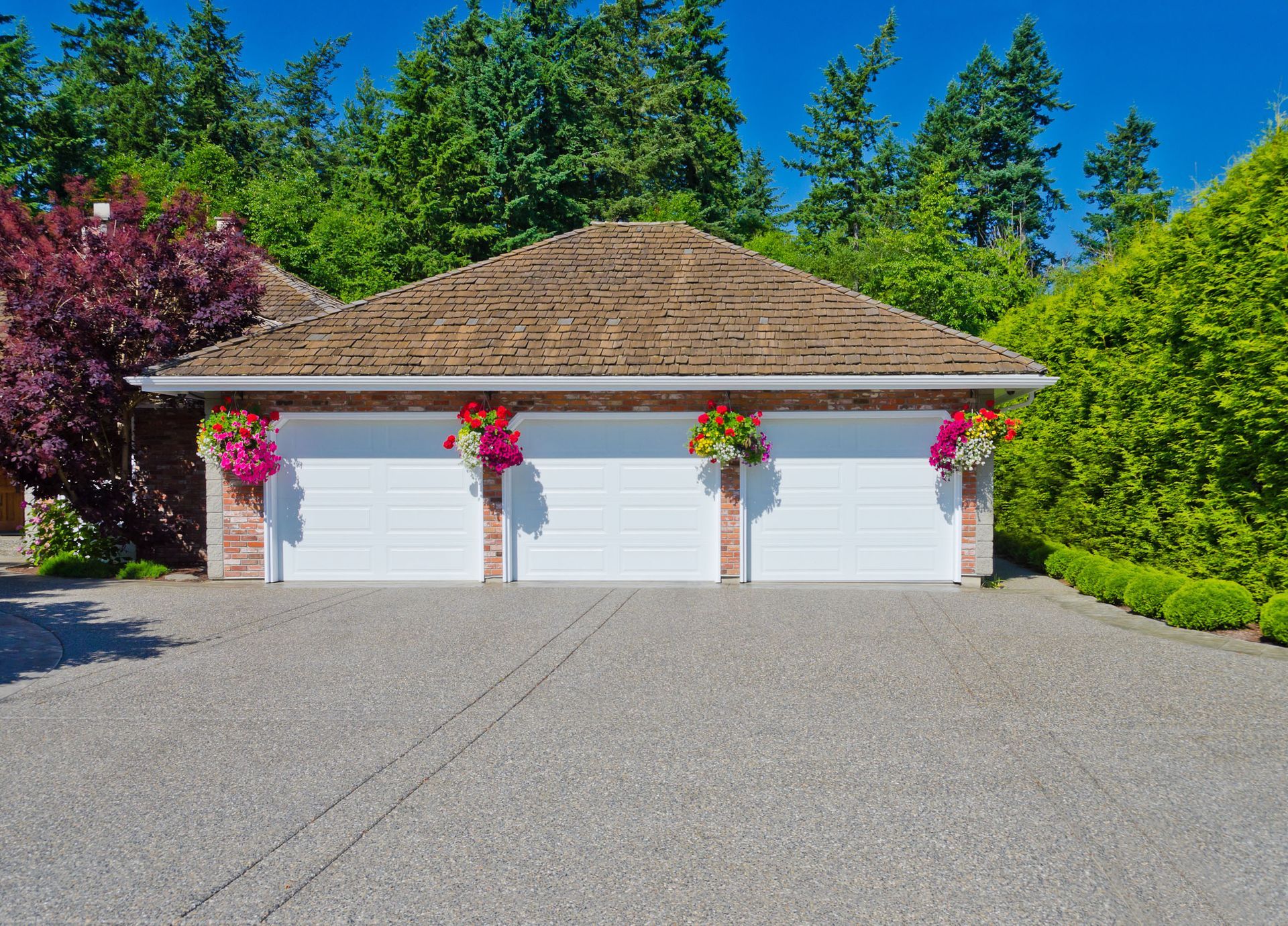 concrete driveway