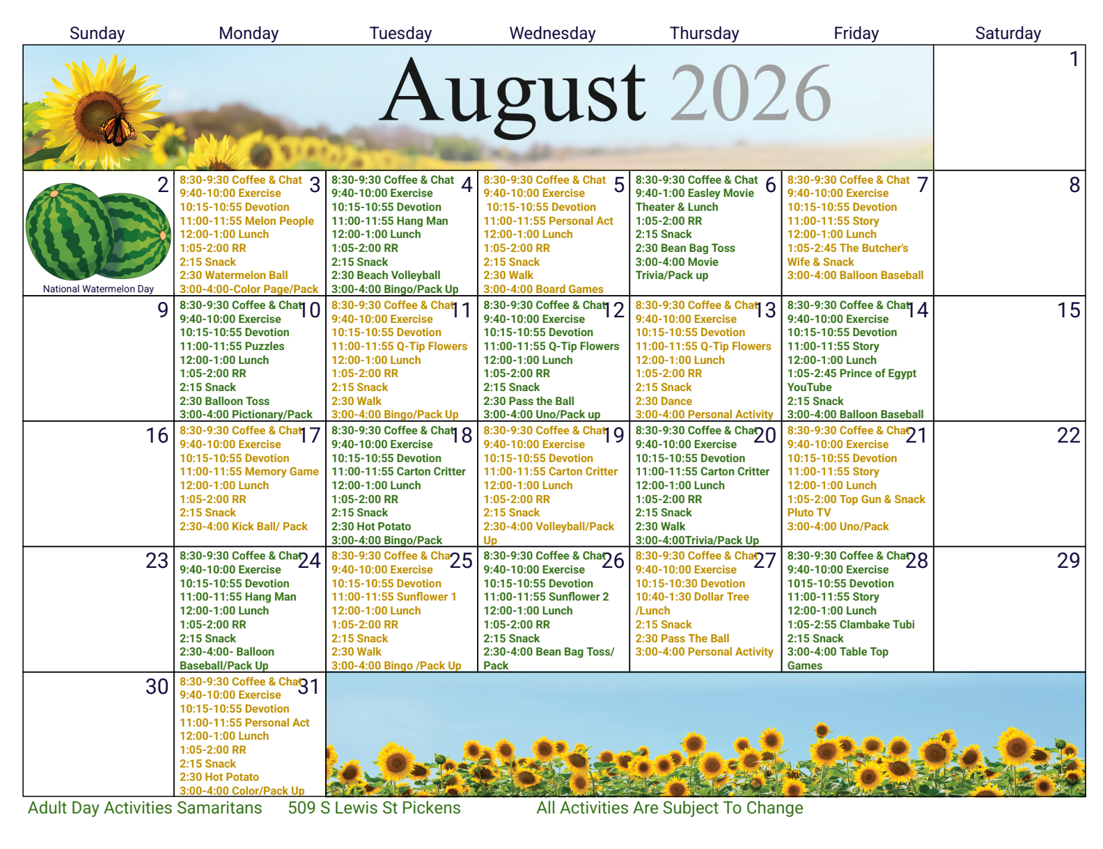 Calendar December 2025