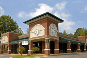 Commercial suburban mall