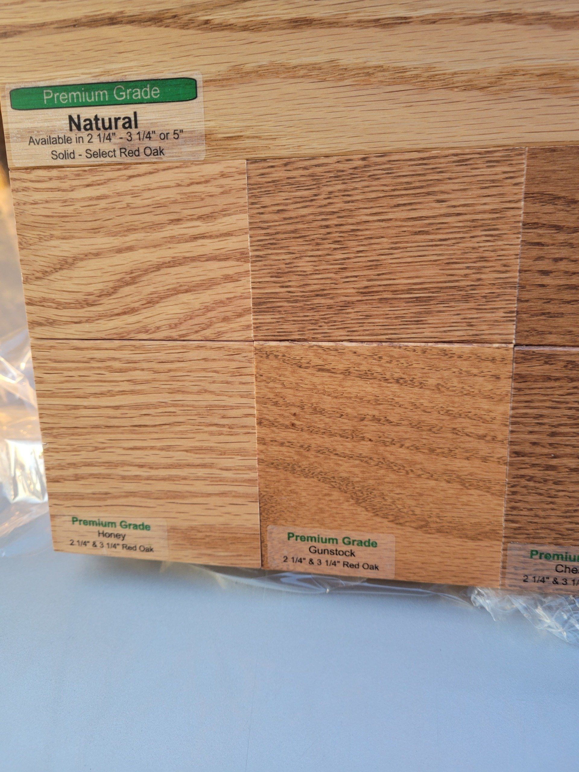 A piece of wood that says natural on it