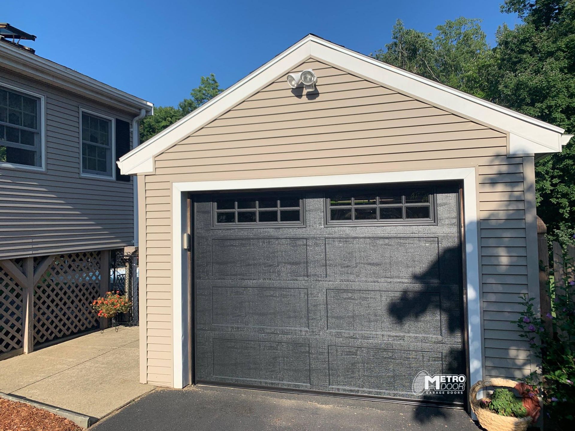 Residential garage doors
