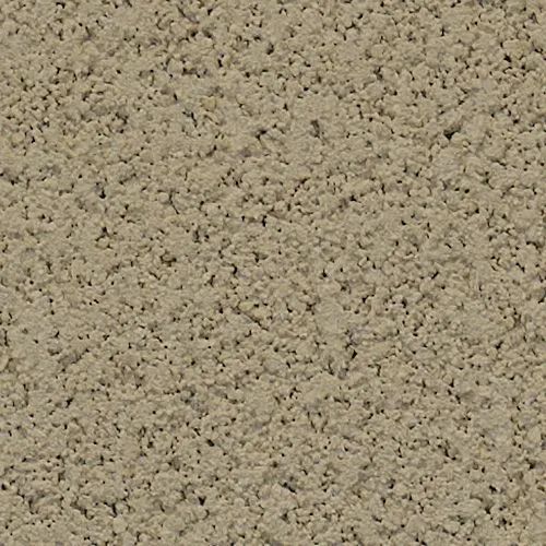 Close-up view of textured, light beige concrete surface, with a rough, granular appearance.