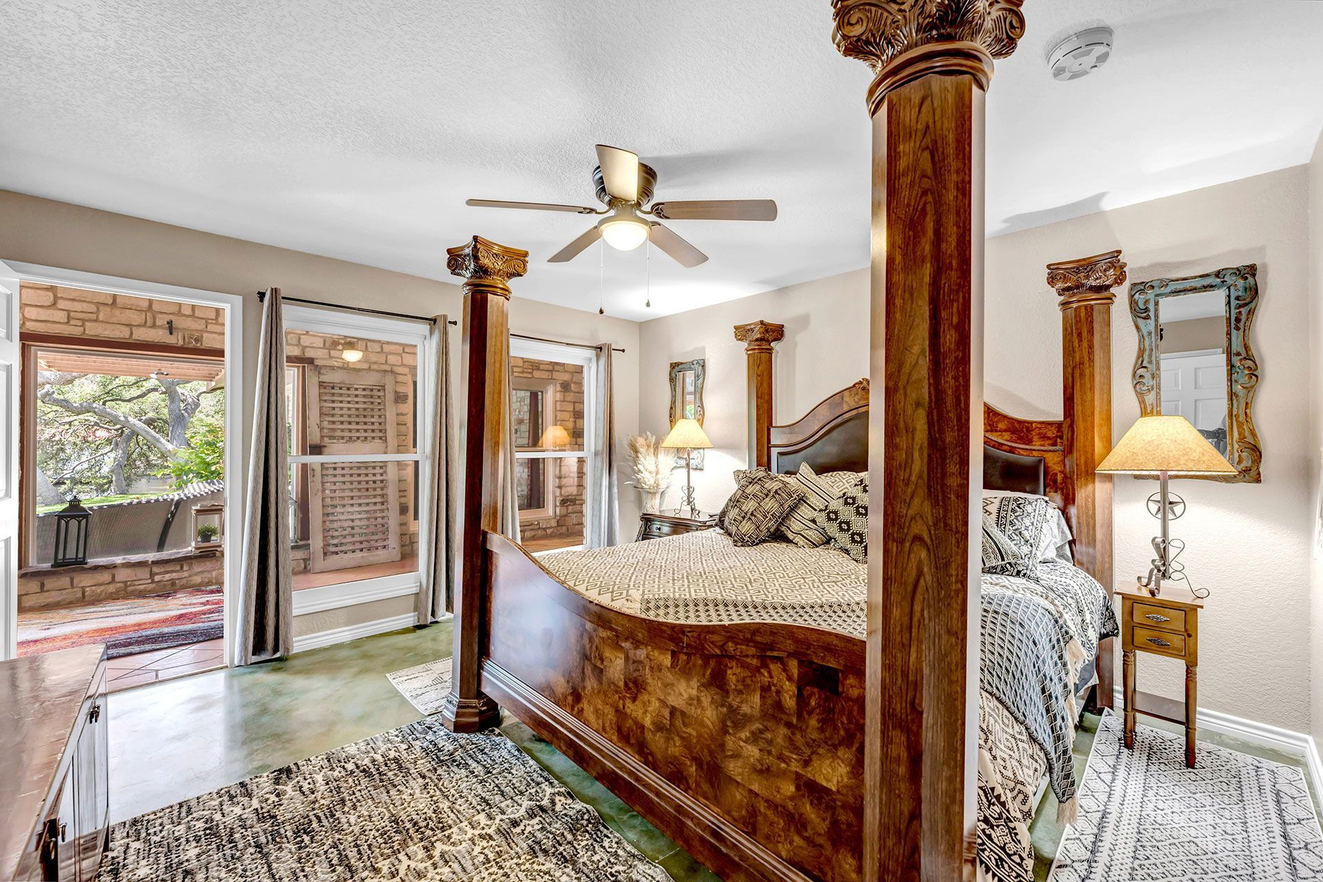 vacation rental master bedroom