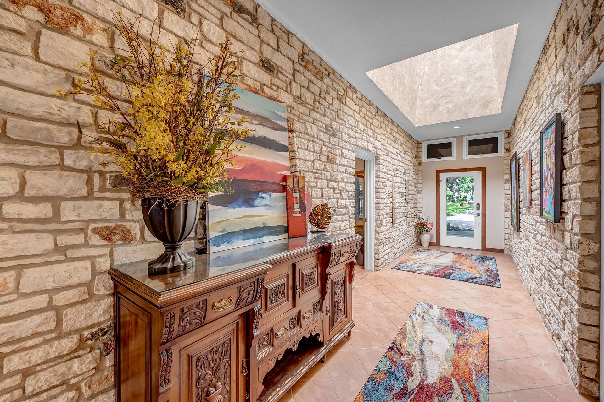 vacation rental entry way