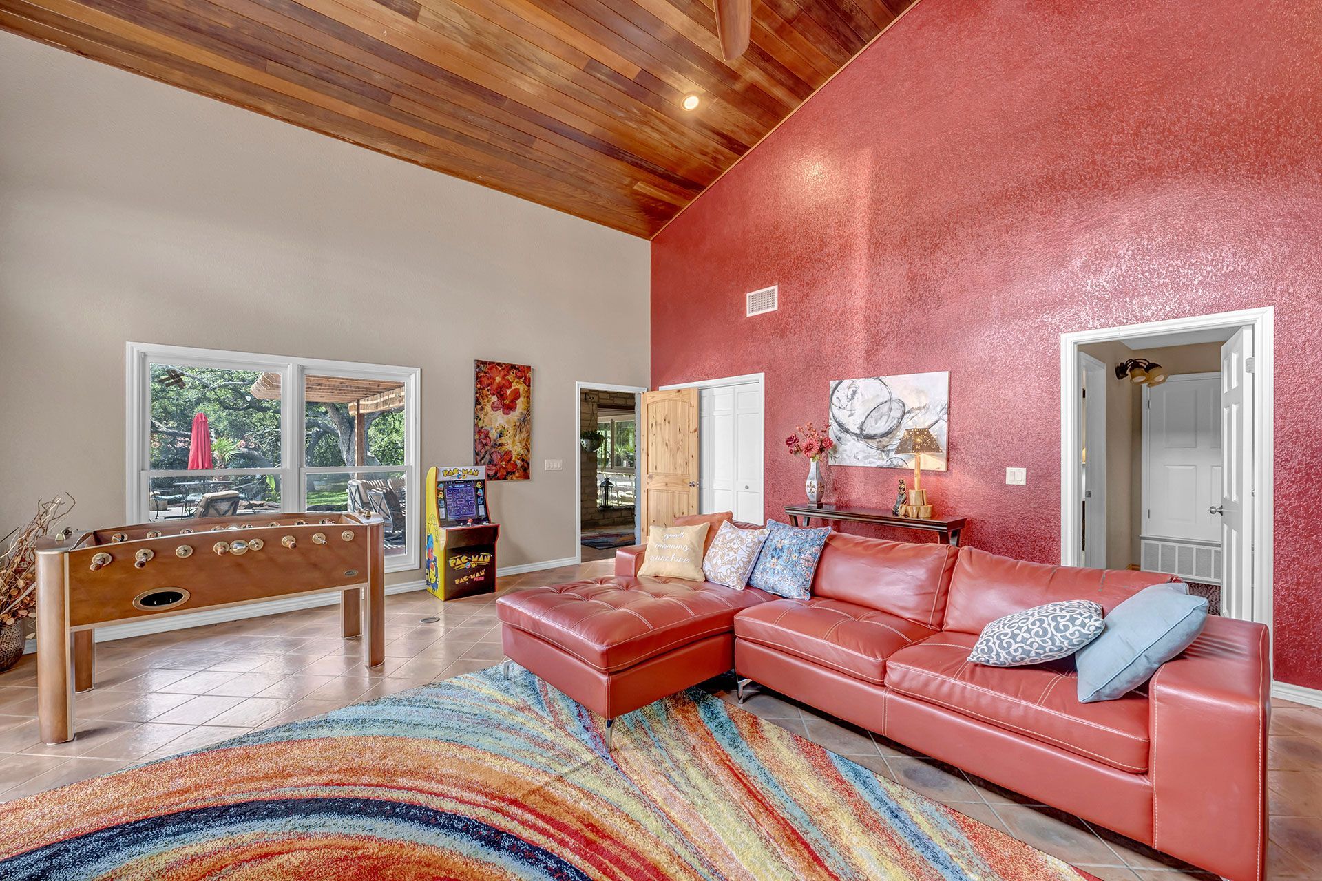 vacation rental interior lounge area