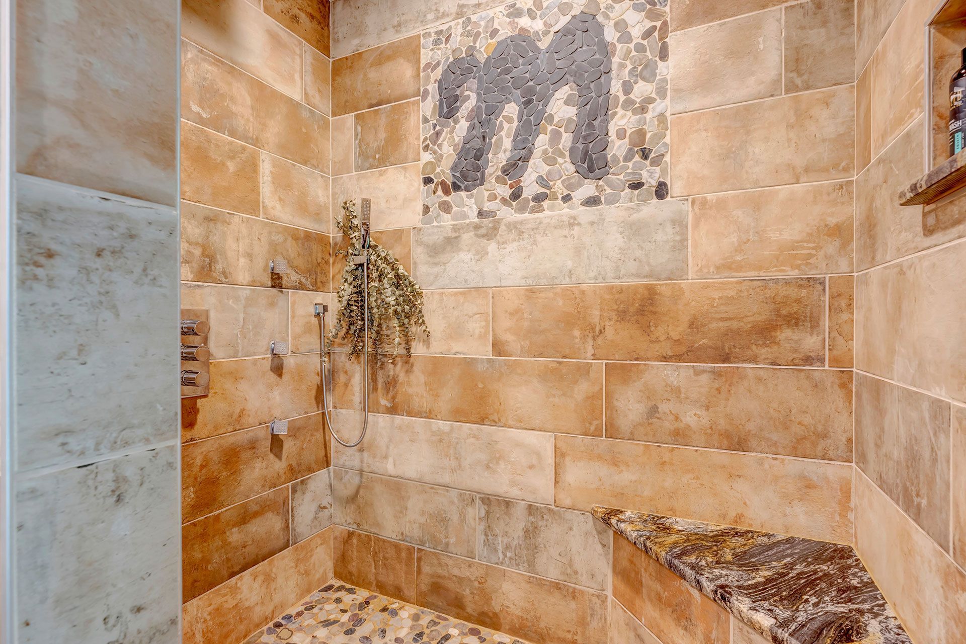 vacation rental shower area