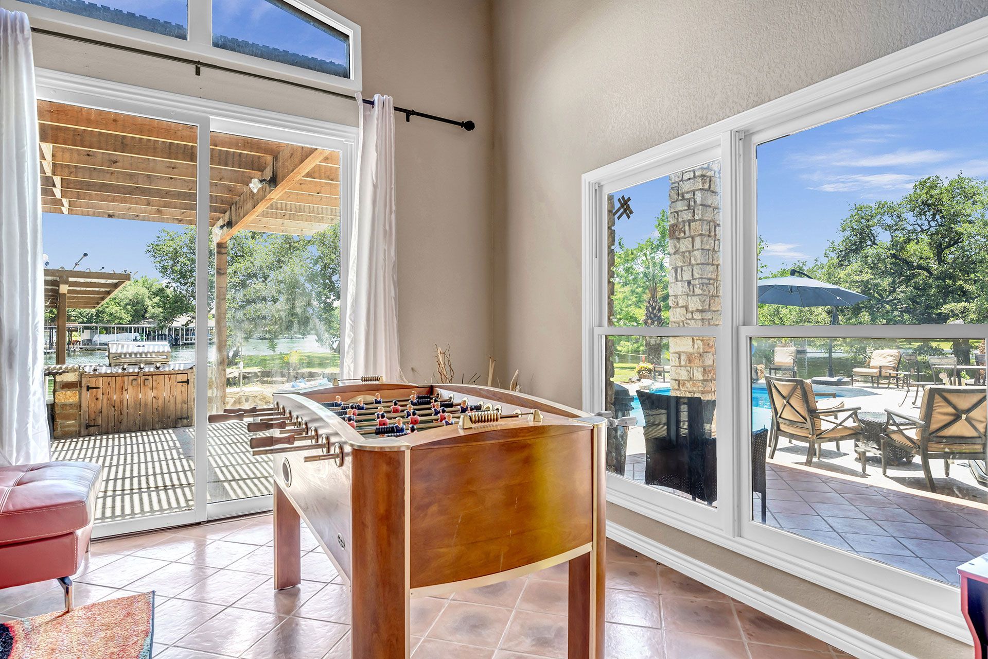 vacation rental game area