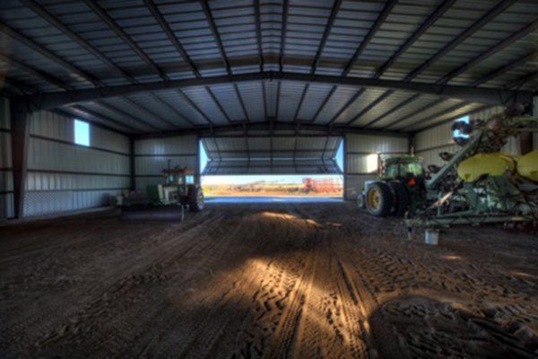 Beautiful farm building interior