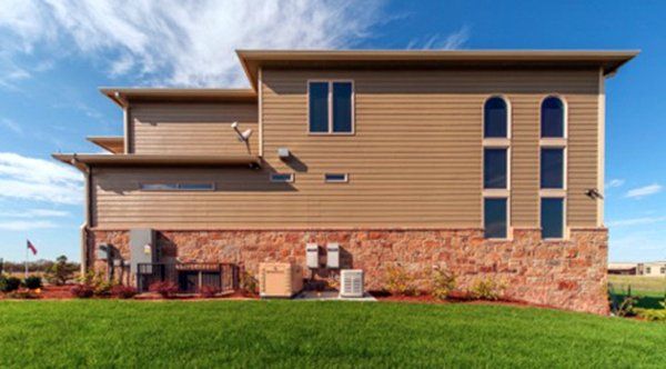 Beautiful house exterior