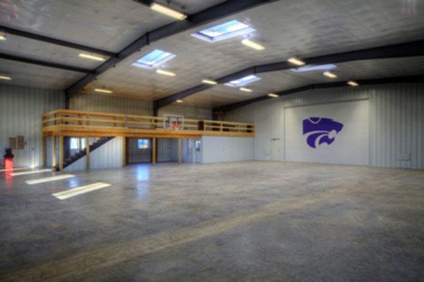 Beautiful farm building interior