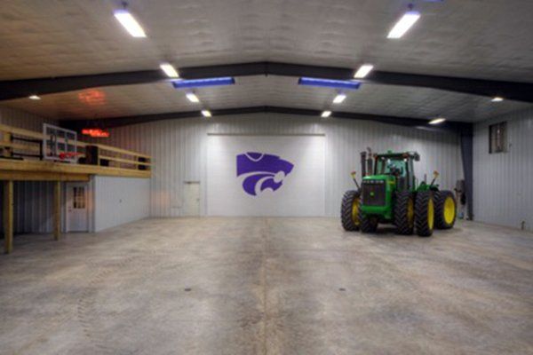 Beautiful farm building interior