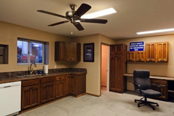 Beautiful farm building interior