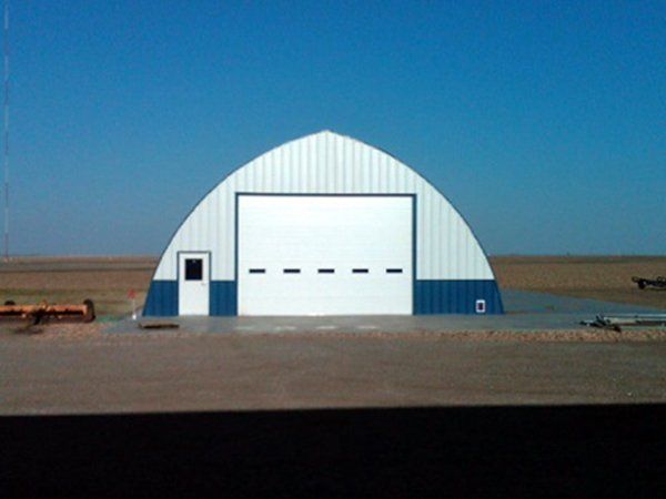 Beautiful farm building exterior