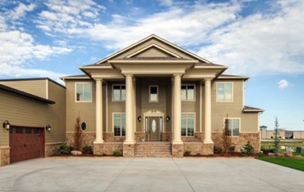 Beautiful house exterior