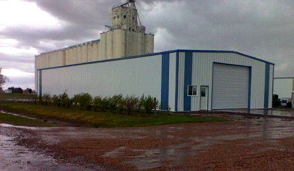 Beautiful farm building exterior