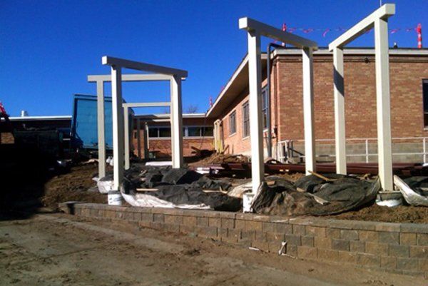 Beautiful commercial building exterior