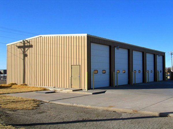 Beautiful commercial building exterior