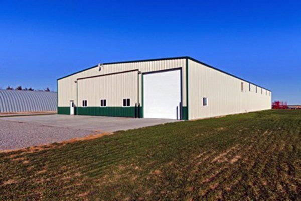 Beautiful farm building exterior