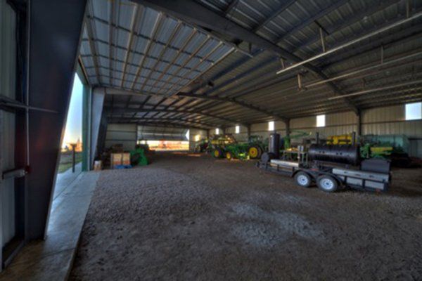 Beautiful farm building interior