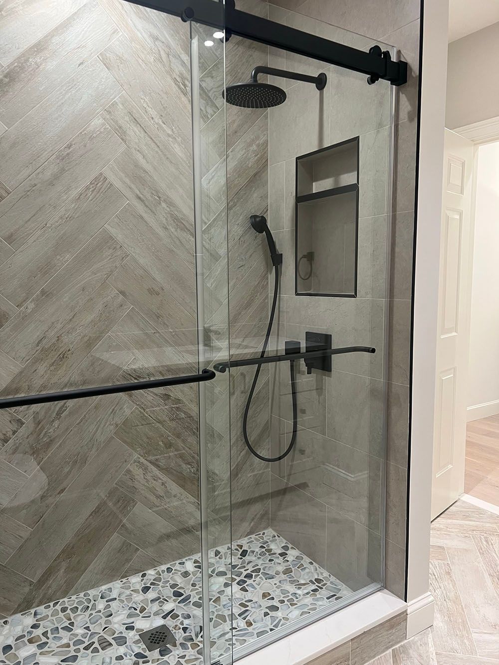 shower heating and plumbing works