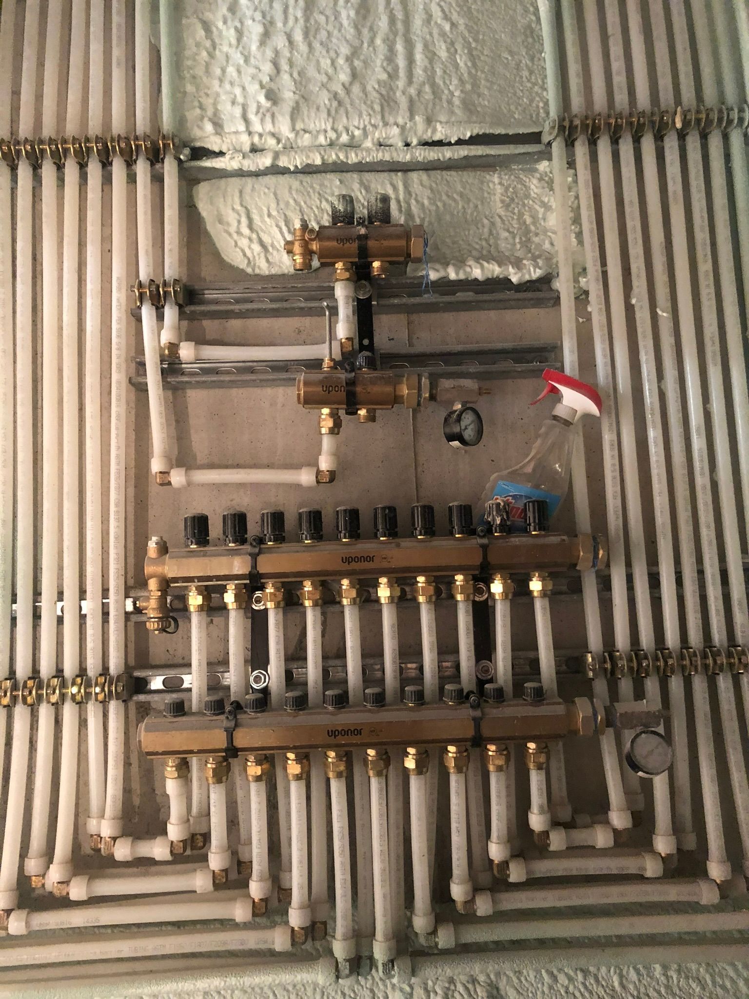 Heating system installation