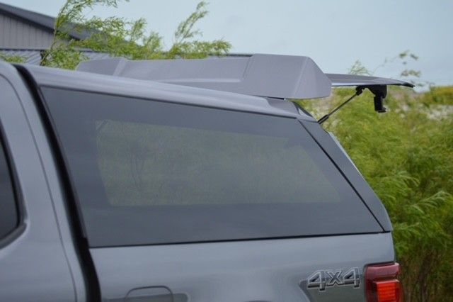 Gray pickup truck