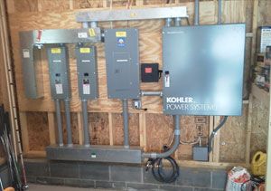 400 amp generator transfer panel with 600 amp service