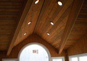 Recessed lighting for high ceilings