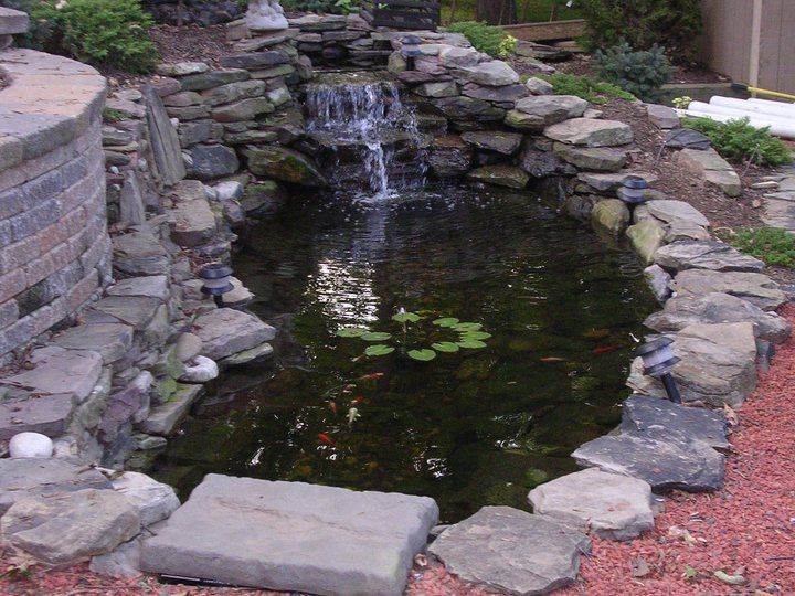 Pond - Waterfall - Stonework - parsippany NJ