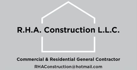 RHA Construction and Pools Logo