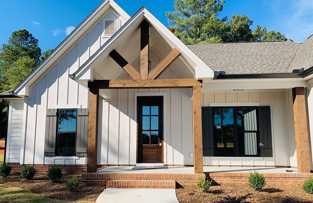 Custom home exterior