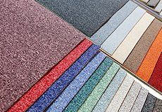 Variety of carpet flooring