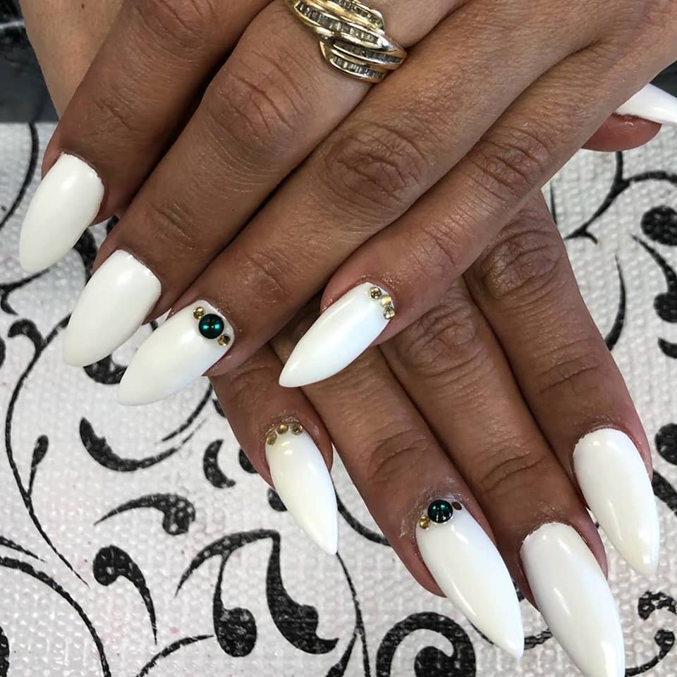 White nails