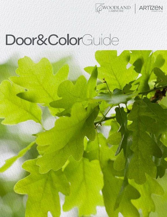 a book called door & colorguide has a picture of green leaves on the cover