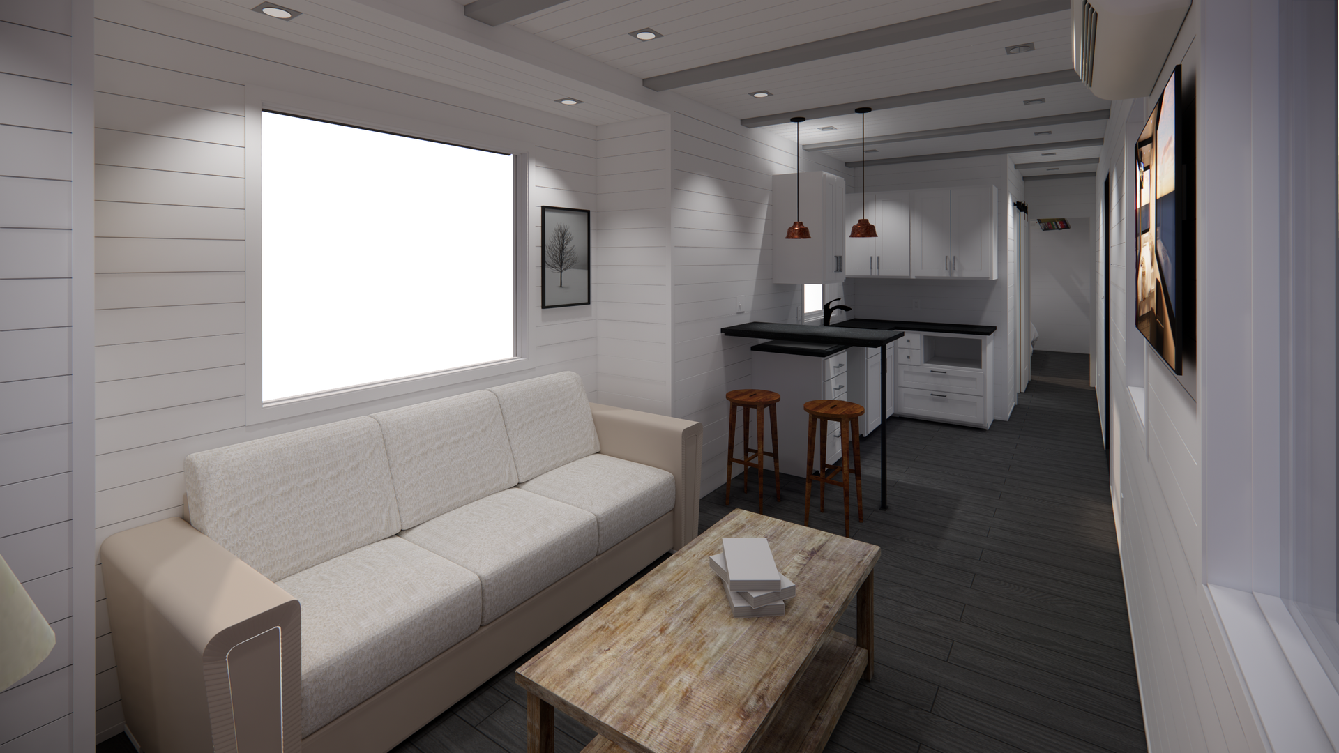 Expansion bay living area.